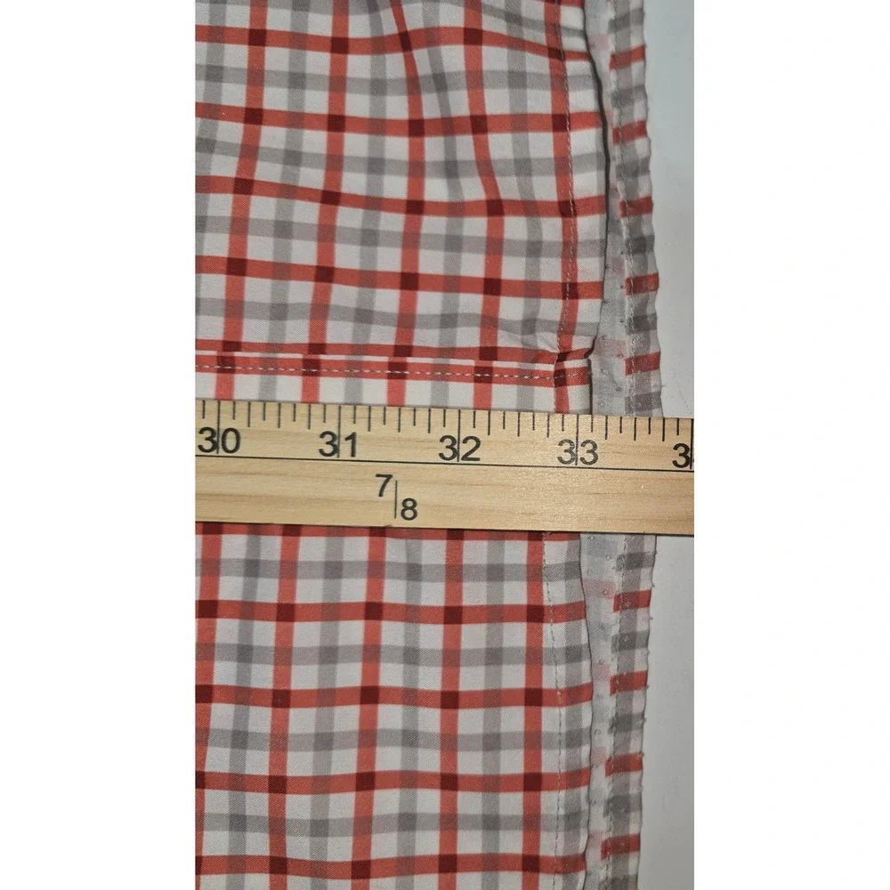 Huk Mens XXXL Red Plaid Long Sleeve Vented Fishing Shirt H1500040 Performance